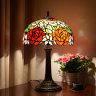 12 Inch Tiffany Rose Lamp