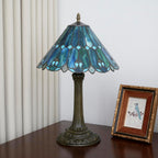 Tiffany Lamp Dragonfly Stained Glass Table 12x12x18 Inches
