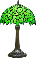 Tiffany Lamp Dragonfly Stained Glass Table 12x12x18 Inches