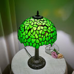 Tiffany Lamp Dragonfly Stained Glass Table 12x12x18 Inches