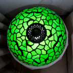 Tiffany Lamp Dragonfly Stained Glass Table 12x12x18 Inches