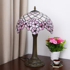 Tiffany Lamp Dragonfly Stained Glass Table 12x12x18 Inches