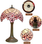 Tiffany Lamp Dragonfly Stained Glass Table 12x12x18 Inches