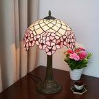 Tiffany Lamp Dragonfly Stained Glass Table 12x12x18 Inches