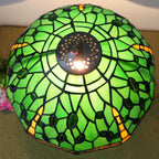 Tiffany Lamp Dragonfly Stained Glass Table 12x12x18 Inches