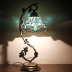 Tiffany Lamp Sea Stained Glass Dragonfly Style Desk