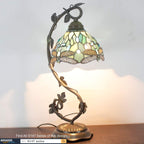 Tiffany Lamp Sea Stained Glass Dragonfly Style Desk