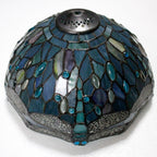 Tiffany Lamp Sea Stained Glass Table 12x12x18 Inches