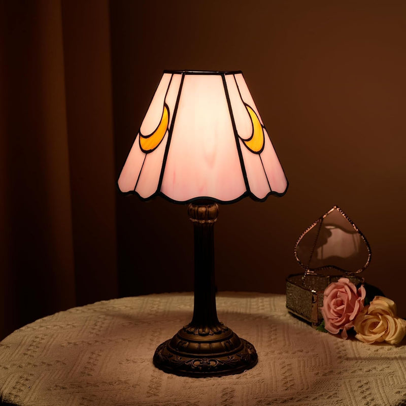 Tiffany Lamp Stained Glass Small Bedside Table Lamps