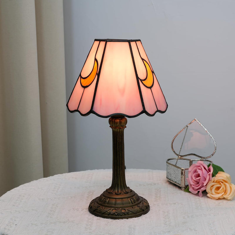 Tiffany Lamp Stained Glass Small Bedside Table Lamps