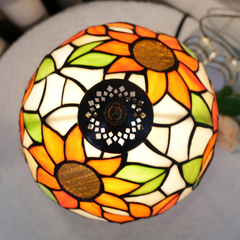 Tiffany Lamp Stained Glass Small Bedside Table Lamps