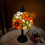 Tiffany Lamp Stained Glass Small Bedside Table Lamps