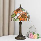 Tiffany Lamp Stained Glass Small Bedside Table Lamps