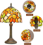 Tiffany Lamp Stained Glass Small Bedside Table Lamps