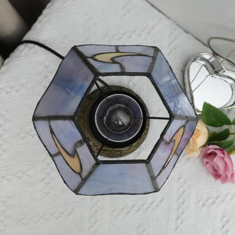 Tiffany Lamp Stained Glass Small Bedside Table Lamps