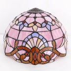 Tiffany Lamp Stained Glass Table 12x12x18 Inch Baroque