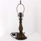 Tiffany Lamp Stained Glass Table 12x12x18 Inches Baroque