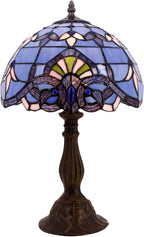 Tiffany Lamp Stained Glass Table 12x12x18 Inches Baroque