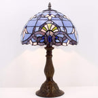 Tiffany Lamp Stained Glass Table 12x12x18 Inches Baroque