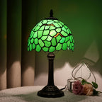 Tiffany Lamp Stained Glass Table 8x8x14 Inches Desk