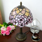 Tiffany Lamp Stained Glass Table 8x8x14 Inches Desk