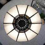 Tiffany Lamp Stained Glass Table 8x8x14 Inches Desk