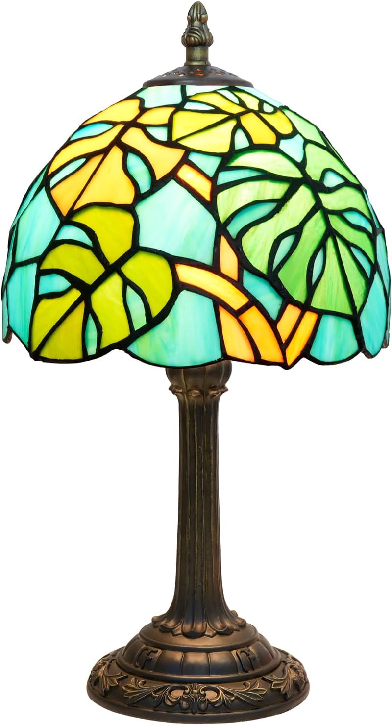 Tiffany Lamp Stained Glass Table Bedroom Bedside Reading
