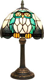 Tiffany Lamp Stained Glass Table Bedroom Bedside Reading