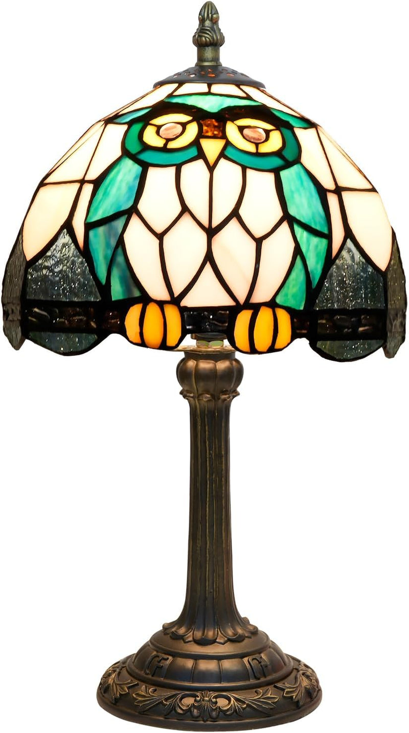 Tiffany Lamp Stained Glass Table Bedroom Bedside Reading
