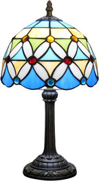 Tiffany Lamp Stained Glass Table Bedroom Bedside Reading