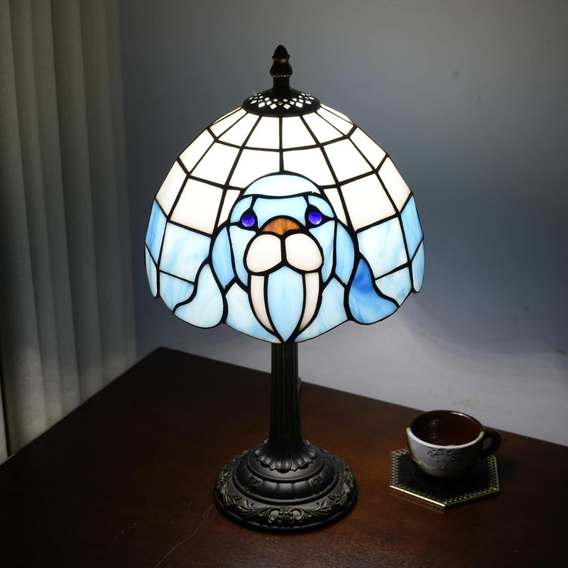 Tiffany Lamp Stained Glass Table Bedroom Bedside Reading