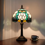 Tiffany Lamp Stained Glass Table Bedroom Bedside Reading
