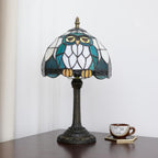 Tiffany Lamp Stained Glass Table Bedroom Bedside Reading