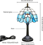 Tiffany Lamp Stained Glass Table Bedroom Bedside Reading