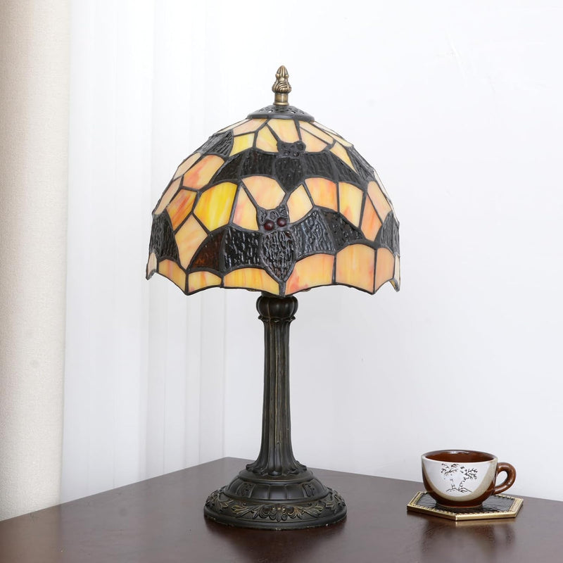 Tiffany Lamp Stained Glass Table Bedroom Bedside Reading