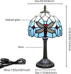 Tiffany Lamp Stained Glass Table Bedroom Bedside Reading