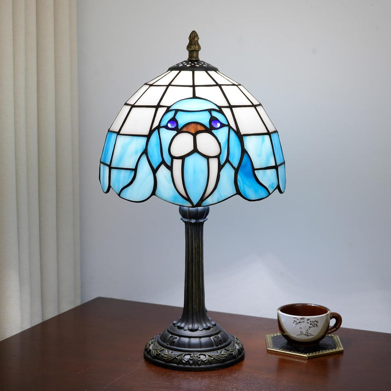 Tiffany Lamp Stained Glass Table Bedroom Bedside Reading