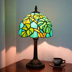 Tiffany Lamp Stained Glass Table Bedroom Bedside Reading