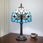 Tiffany Lamp Stained Glass Table Bedroom Bedside Reading