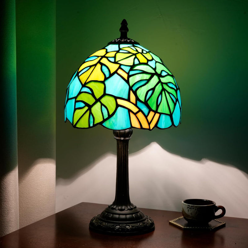 Tiffany Lamp Stained Glass Table Bedroom Bedside Reading