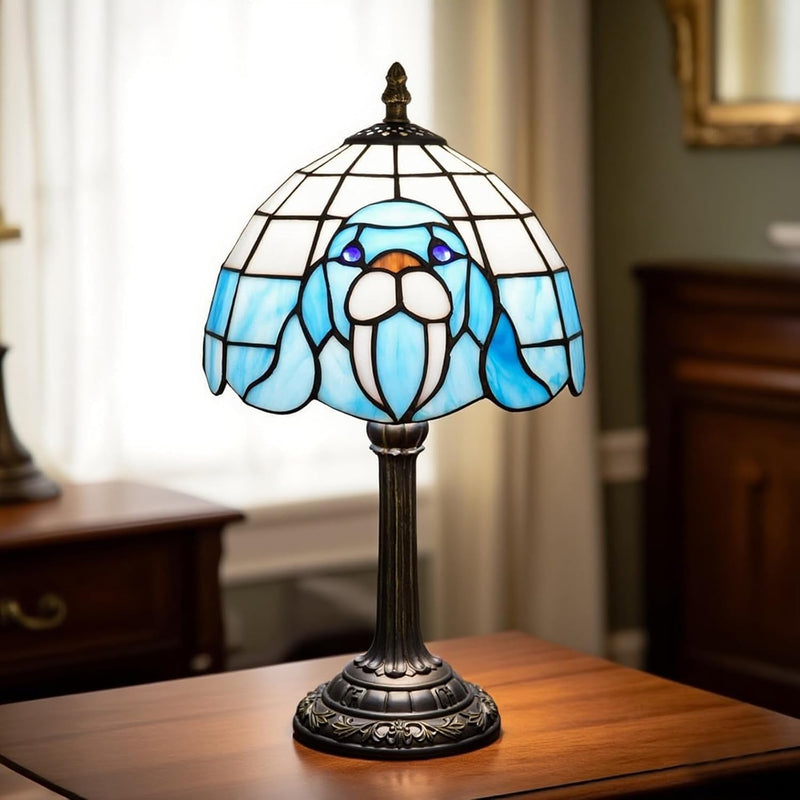 Tiffany Lamp Stained Glass Table Bedroom Bedside Reading