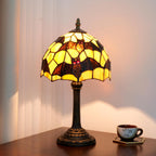 Tiffany Lamp Stained Glass Table Bedroom Bedside Reading