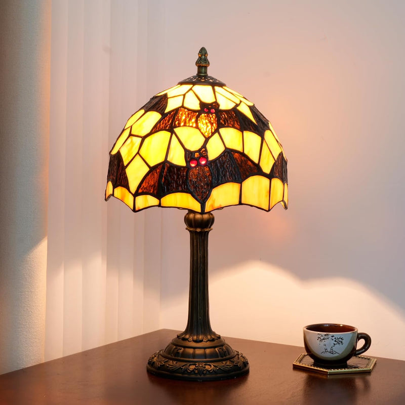 Tiffany Lamp Stained Glass Table Bedroom Bedside Reading
