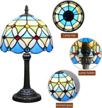 Tiffany Lamp Stained Glass Table Bedroom Bedside Reading