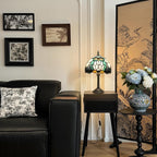 Tiffany Lamp Stained Glass Table Bedroom Bedside Reading