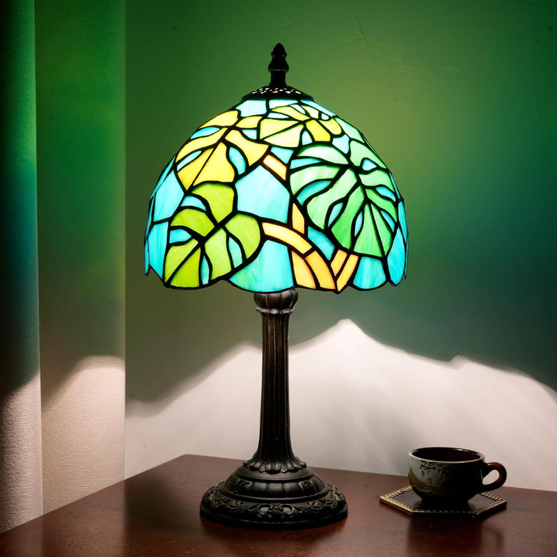 Tiffany Lamp Stained Glass Table Bedroom Bedside Reading