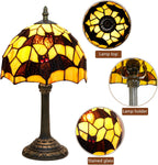Tiffany Lamp Stained Glass Table Bedroom Bedside Reading