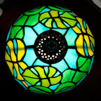 Tiffany Lamp Stained Glass Table Bedroom Bedside Reading