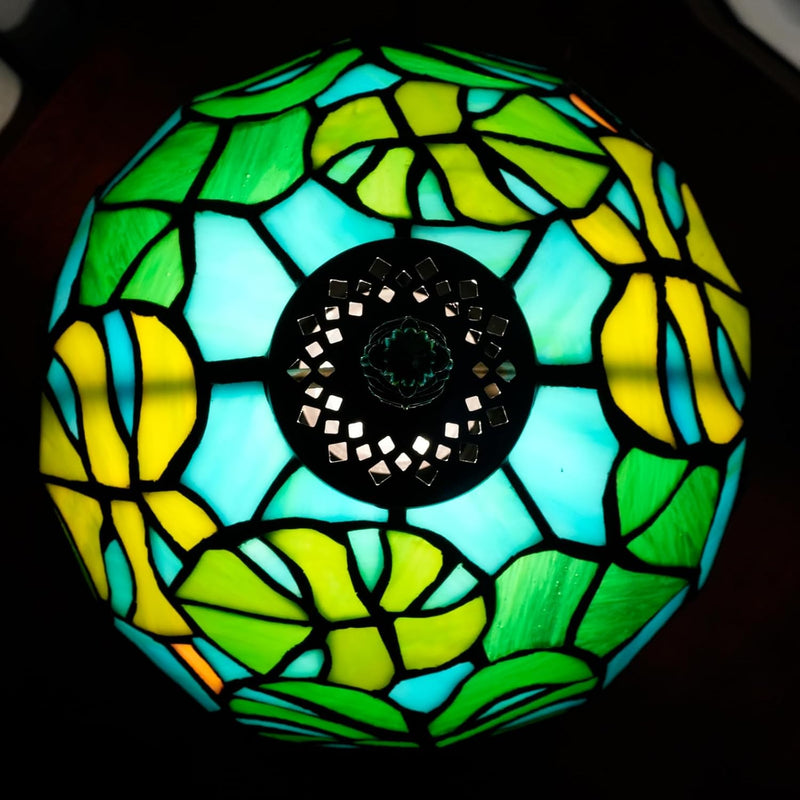 Tiffany Lamp Stained Glass Table Bedroom Bedside Reading