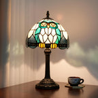 Tiffany Lamp Stained Glass Table Bedroom Bedside Reading